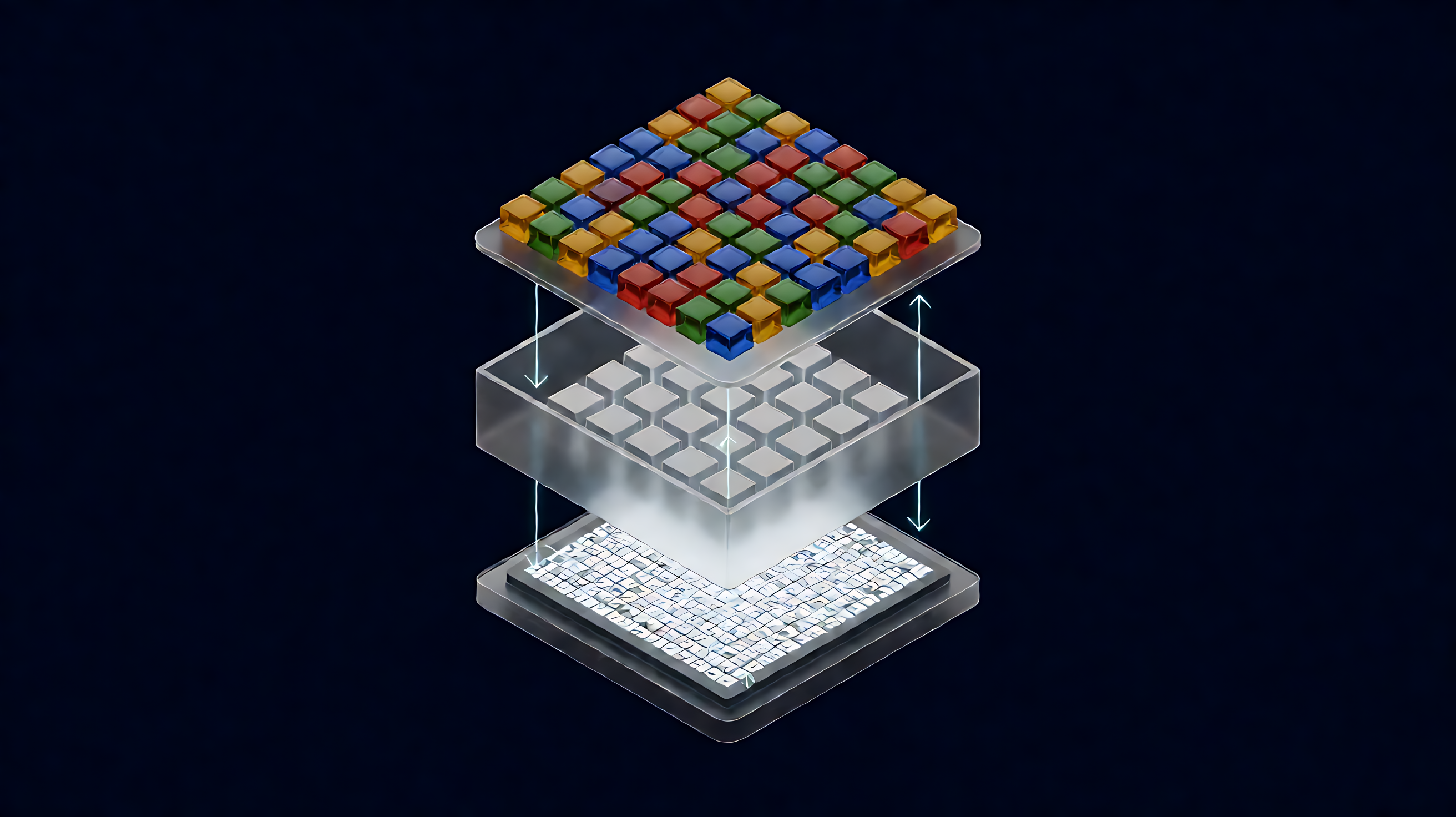 The three-layer memory stack: bytes, containers, typed tensors